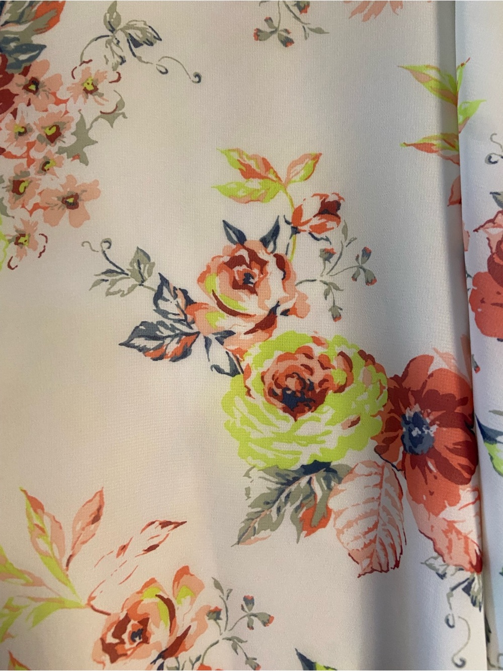 NWT Torrid Sophie Chiffon White and Floral Cami | Size 1X (14/16) - Picture 9 of 9